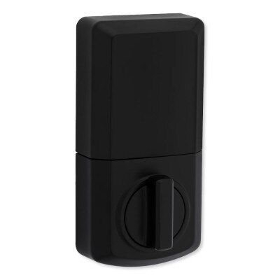 Kwikset Powerbolt 240 Contemporary Keypad Electronic Lock, Matte Black